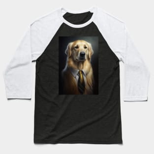 Adorable Dog in a Suit: A Perfect Blend of Elegance and Cuteness Golden Retriever Baseball T-Shirt